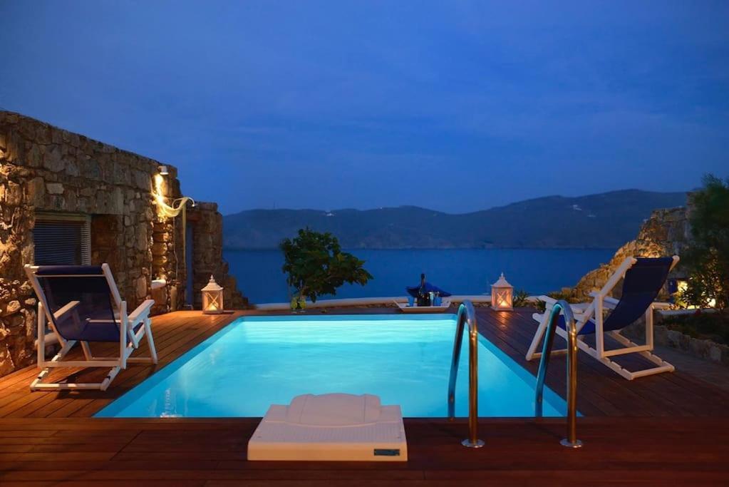 Allaya,Panormos Villa Private Pool Ngoại thất bức ảnh